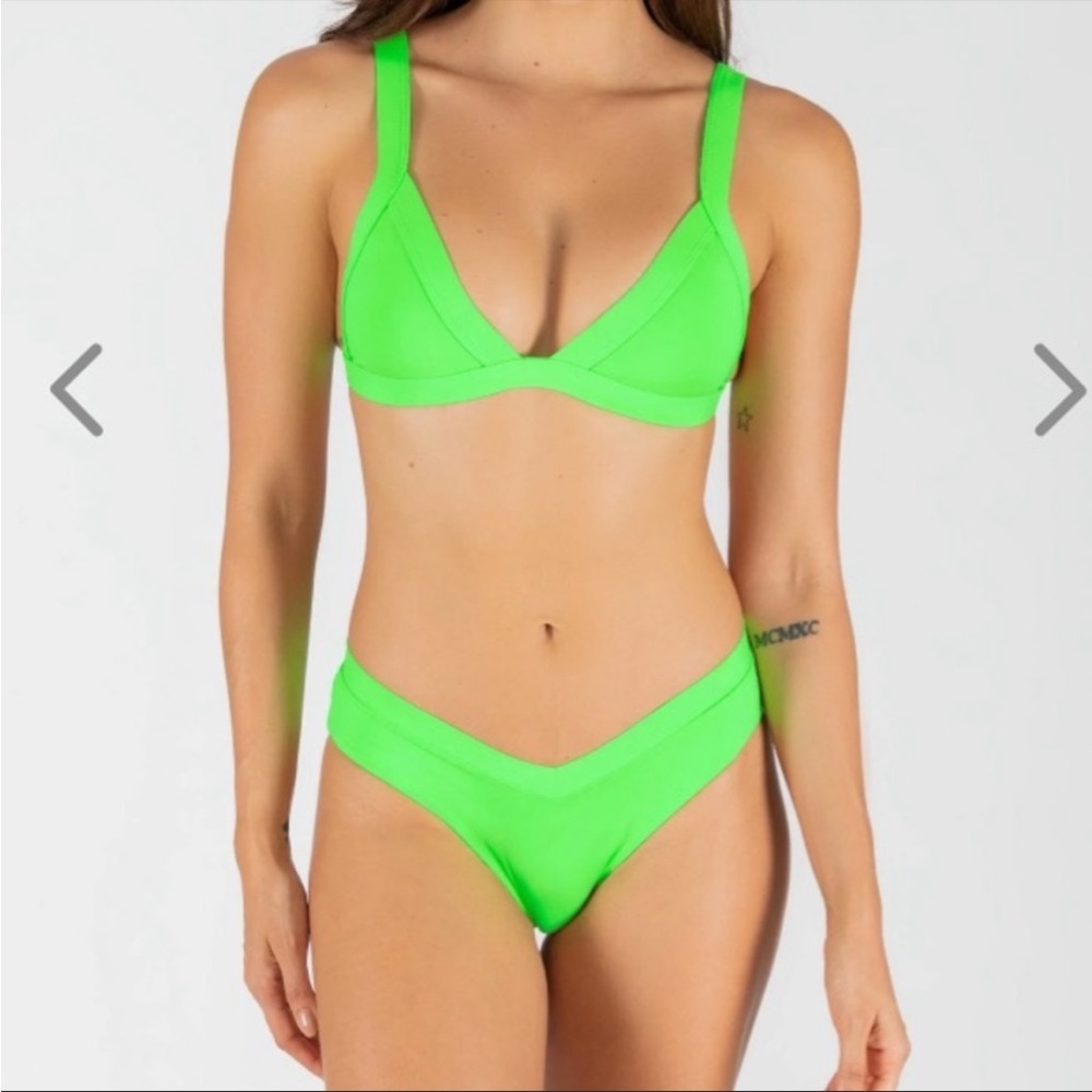 OneOne green swimsuit set